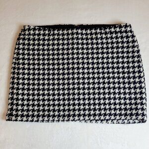 GAP Wool Houndstooth Mini Skirt NWOT